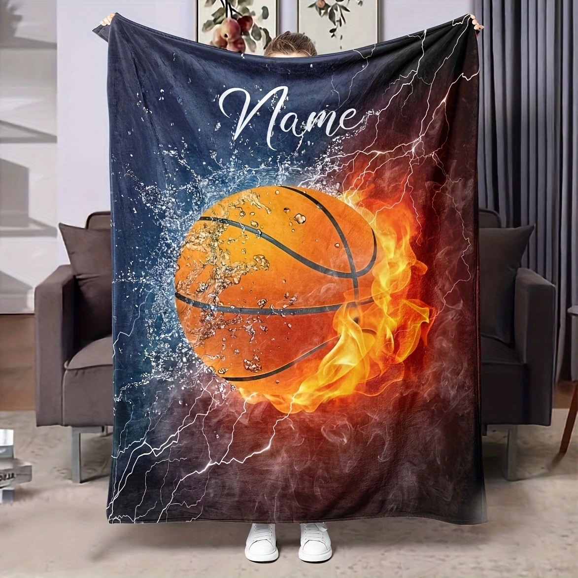 

en de Nom Personnalisé - , Chaude, Cadeau Personnalisé , Canapé de et Climatisé - 1pc