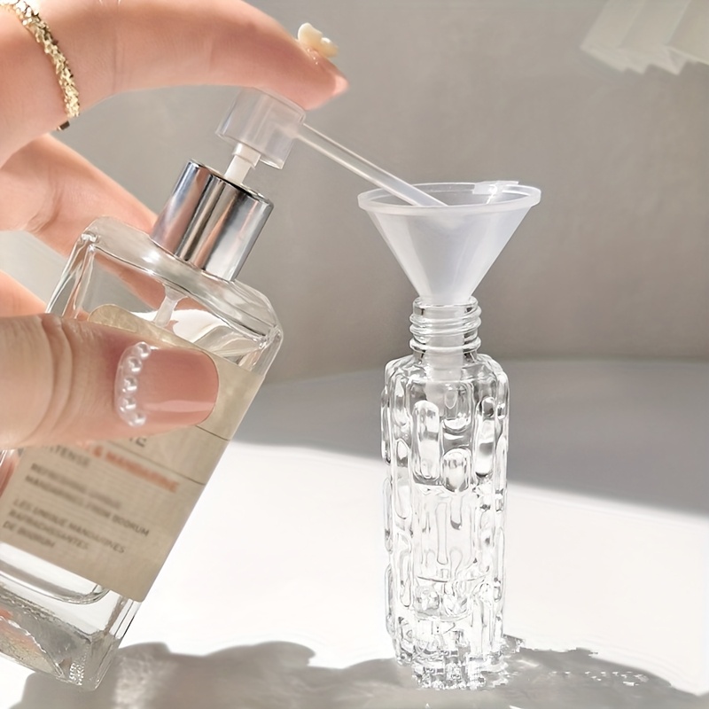 1set 10ml glass perfume spray bottle aluminum nozzle clear Temu Oman