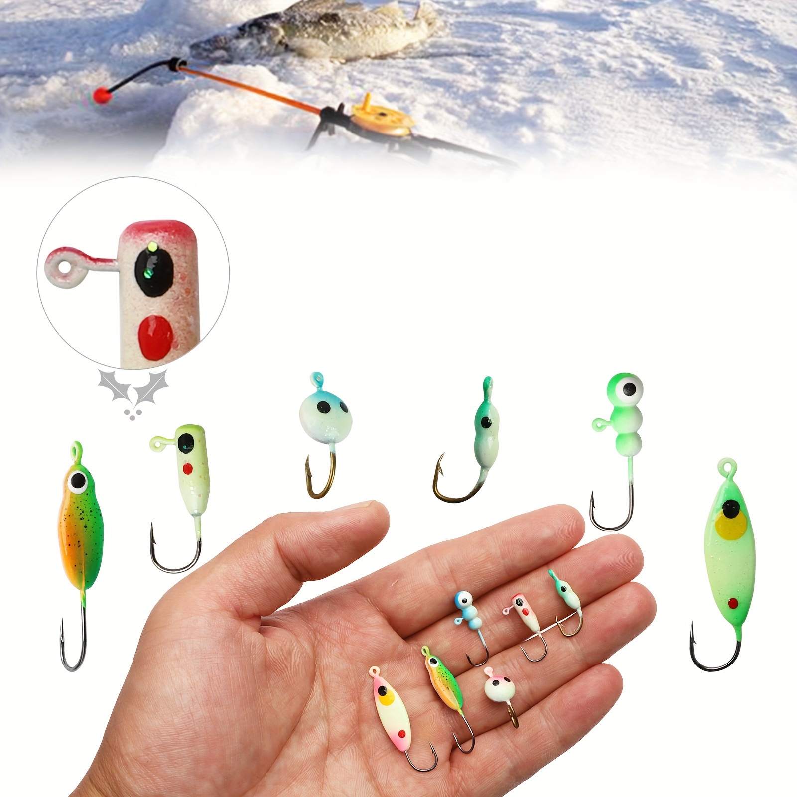 Ice Fishing Jigs Ice Fishing Lures Jig Heads Walleye Fishing Lures