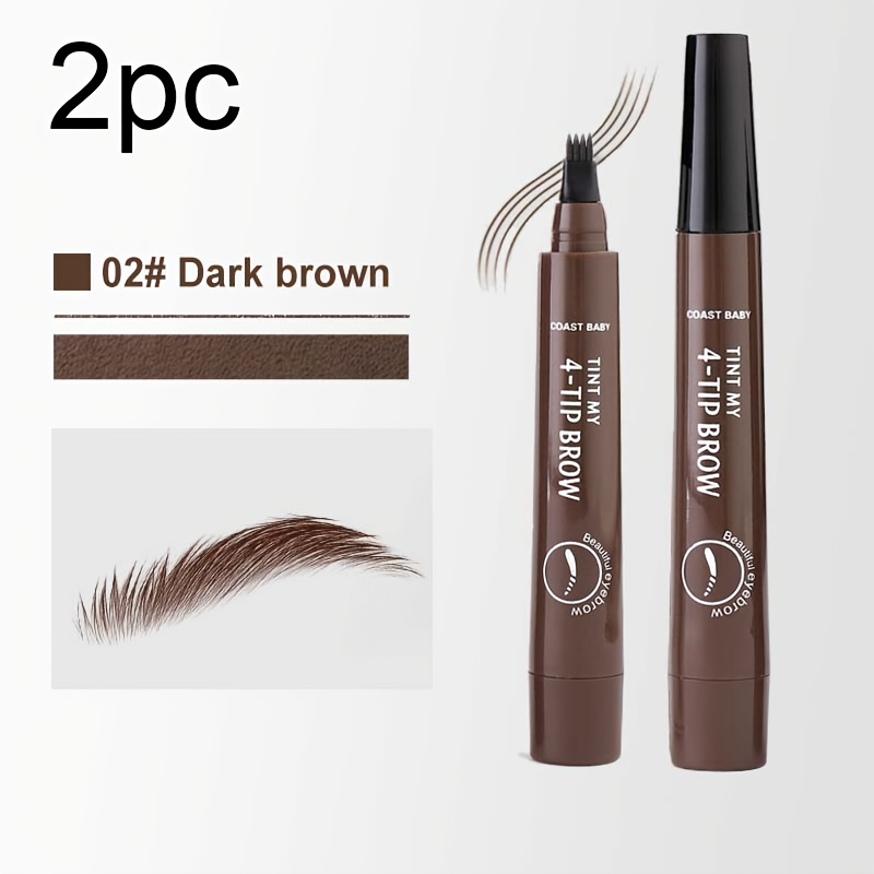 2pcs Long-Lasting Smudge-Proof Brow Gel for Natural Look