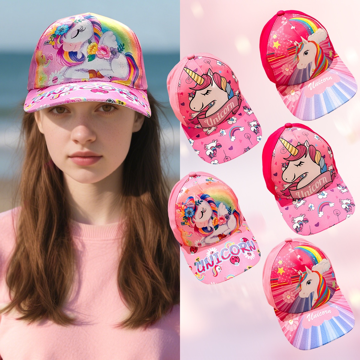 Adjustable Hat Unicorn Baseball Cap 1pc Unicorn Baseball Cap For
