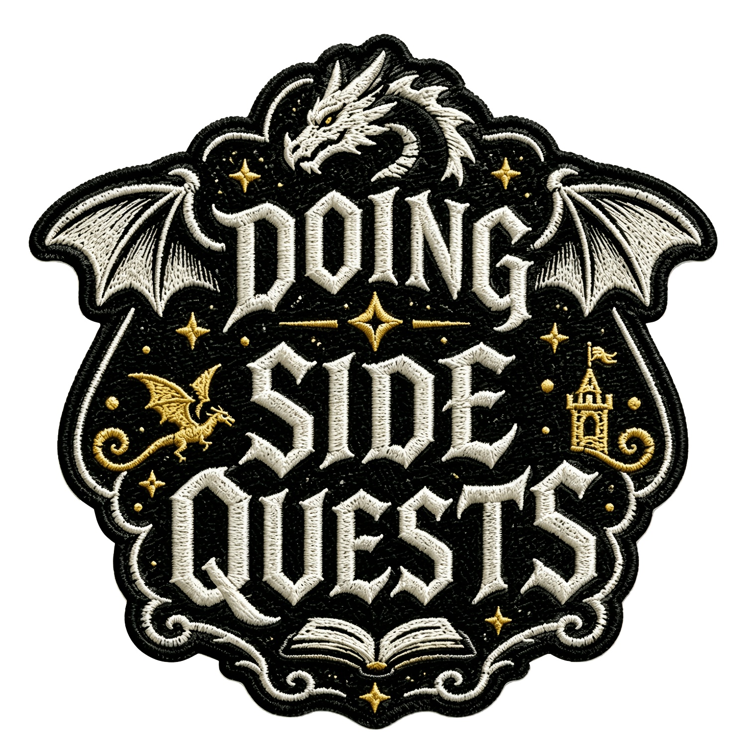 TEMU Dragon Fantasy Badge Patch Iron On/sew On Versatile For Repairs Decoration Creation Clothes Jackets Dresses Hats Jeans Backpacks