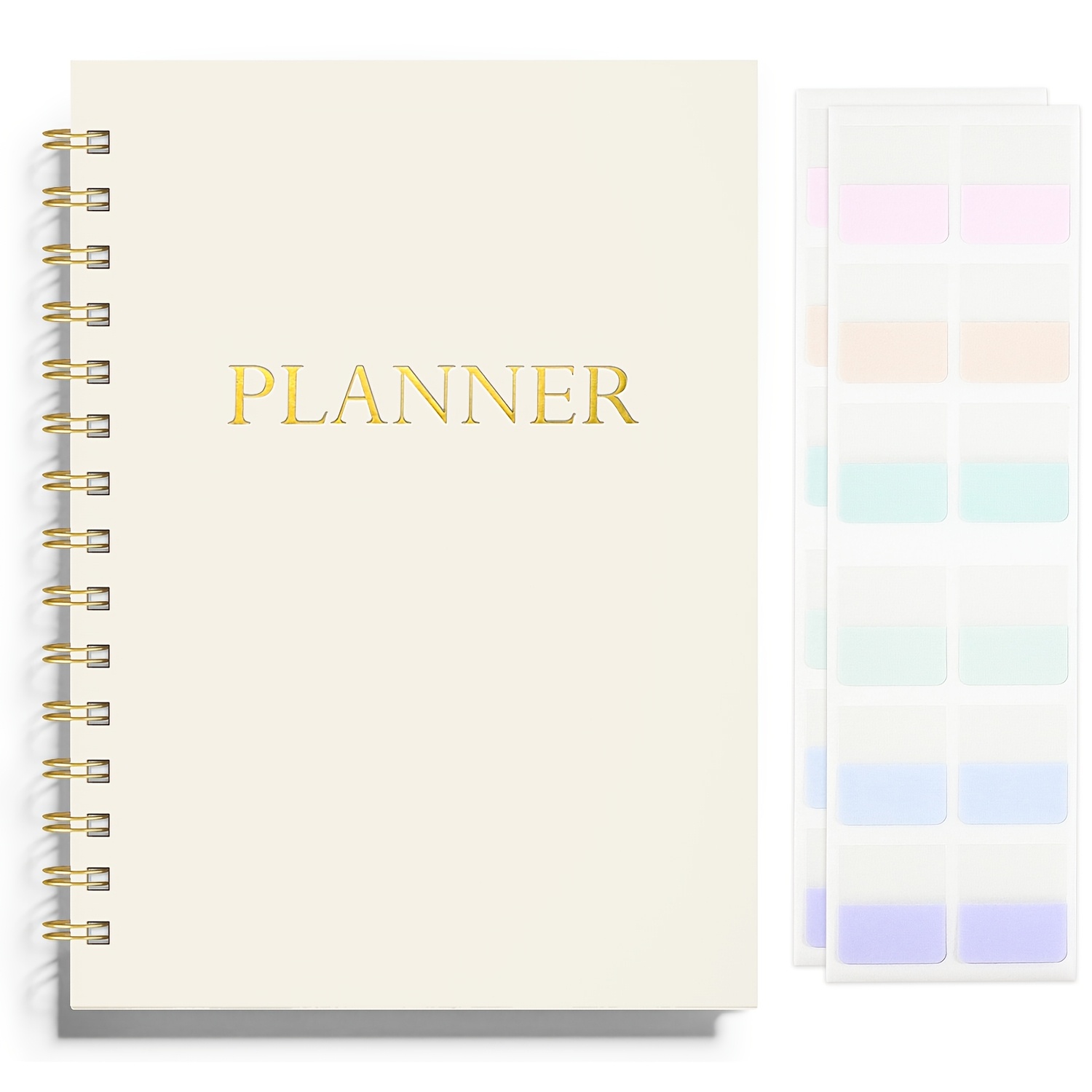 TEMU Weekly And Monthly Planners Without A Date, Spiral-bound Notebooks, Lists, Habit Trackers, And Goal Planners