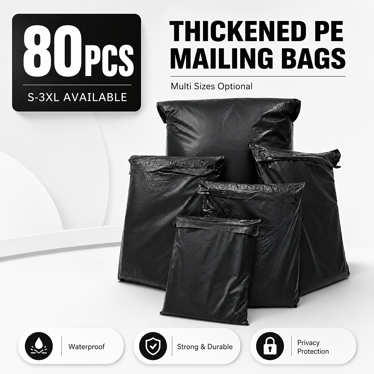 500 Stück 10x13 Poly Versandtaschen – Selbstversiegelnde Umschläge, 2 Mil, 10 X 13 Zoll, Von Supplyhut Für E-Commerce & Versand