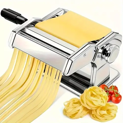 manual noodle machine stainless steel noodle press and cutter with adjustable thickness setting noodle machine suitable for noodles and spaghetti