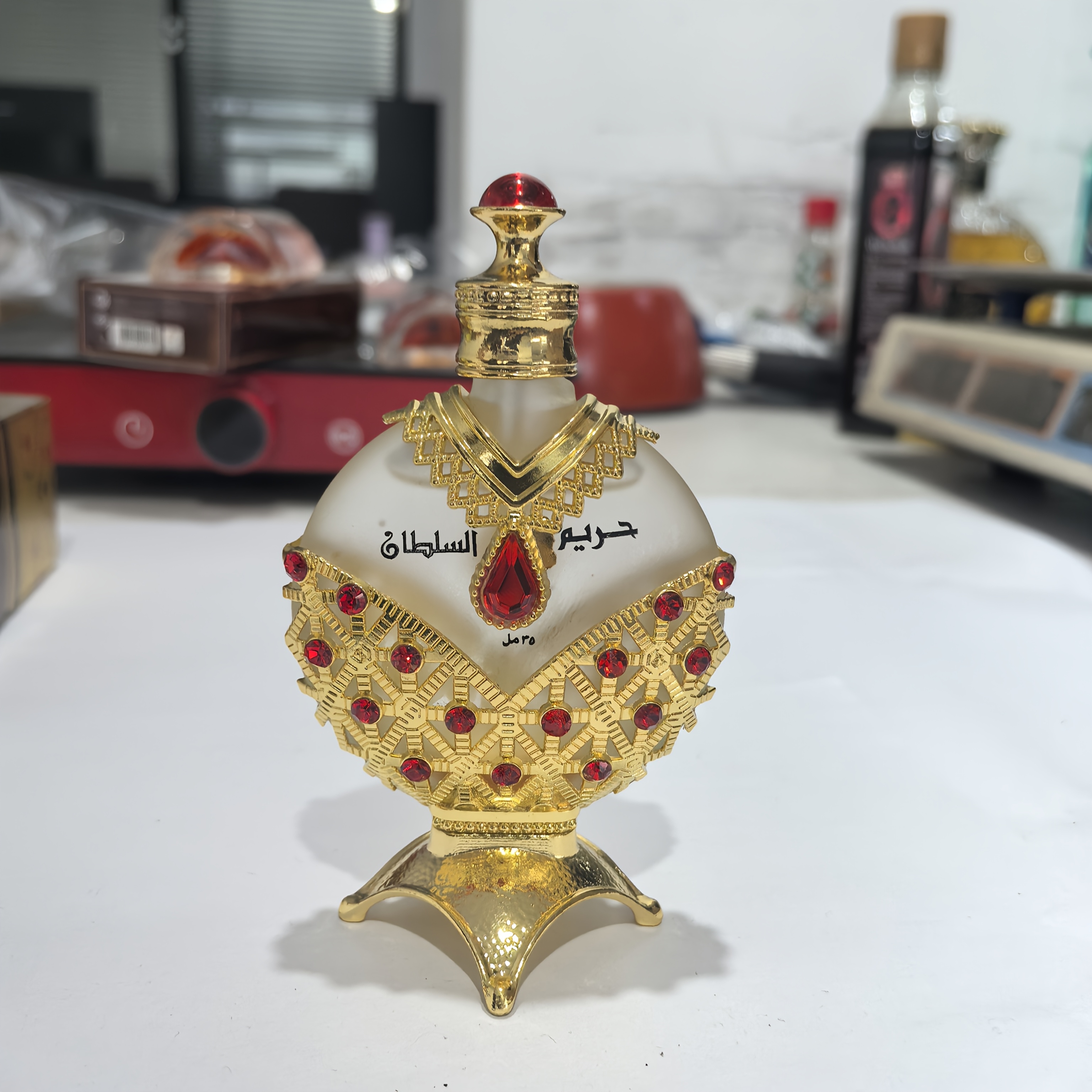TEMU Classic Golden Arabian Concentrated Perfume Oil, Arabian Women's Perfume, - Long-lasting Perfume Oil, Women's Perfume, Holiday Gift