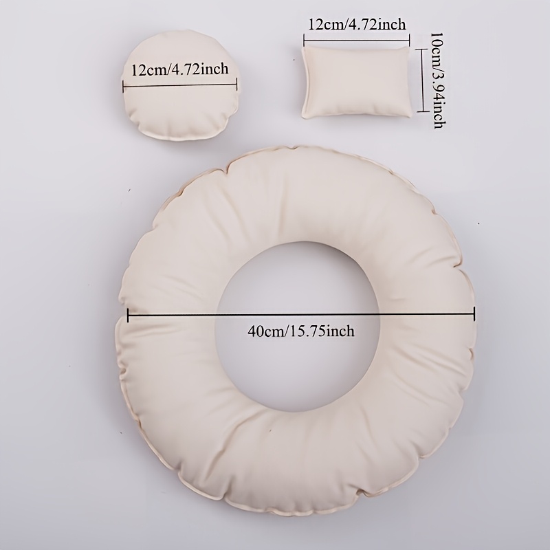Posing Pillow, Photography Props, Pu Leather Cushion Pad For Photo Studio Accessories