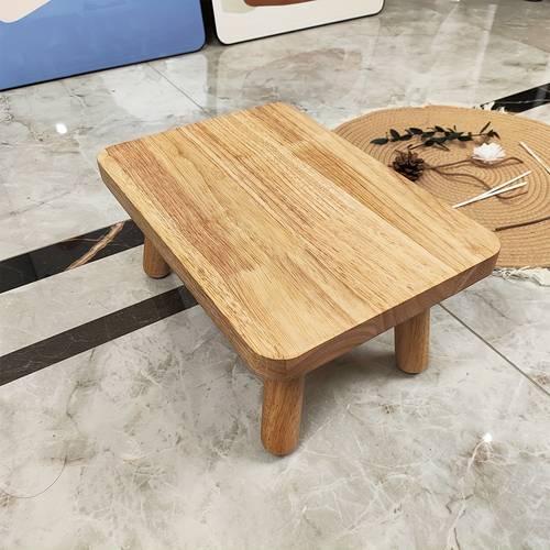 solid window small table ottoman stool sofa side table shoe changing stool office footstool household coffee table stool toilet footrest accessory footstool sofa footrest