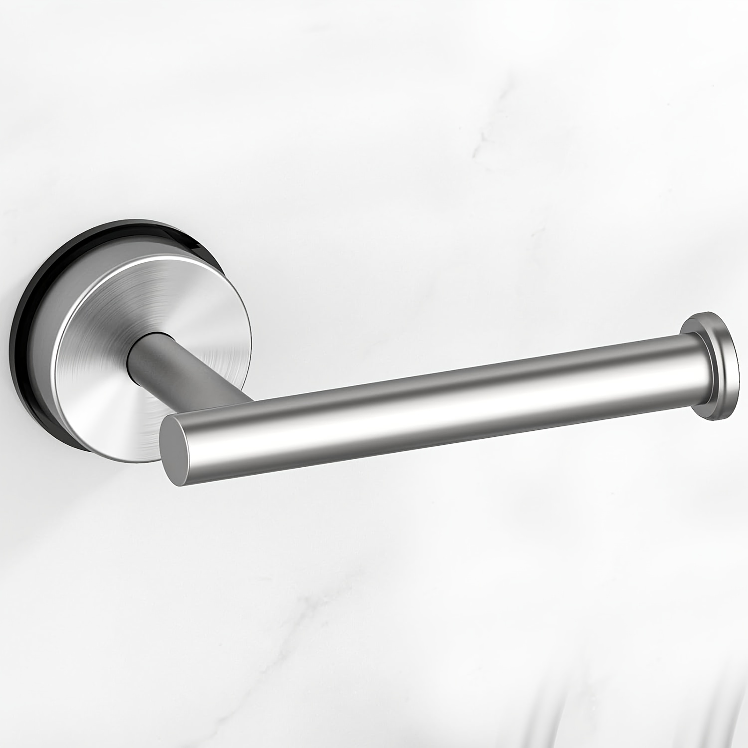 TEMU Suction Cup Toilet Paper Holder, Tissue Holder, No-drill Installation, Roll Paper Dispenser And Storage, Suitable For Above Bathroom Toilet,