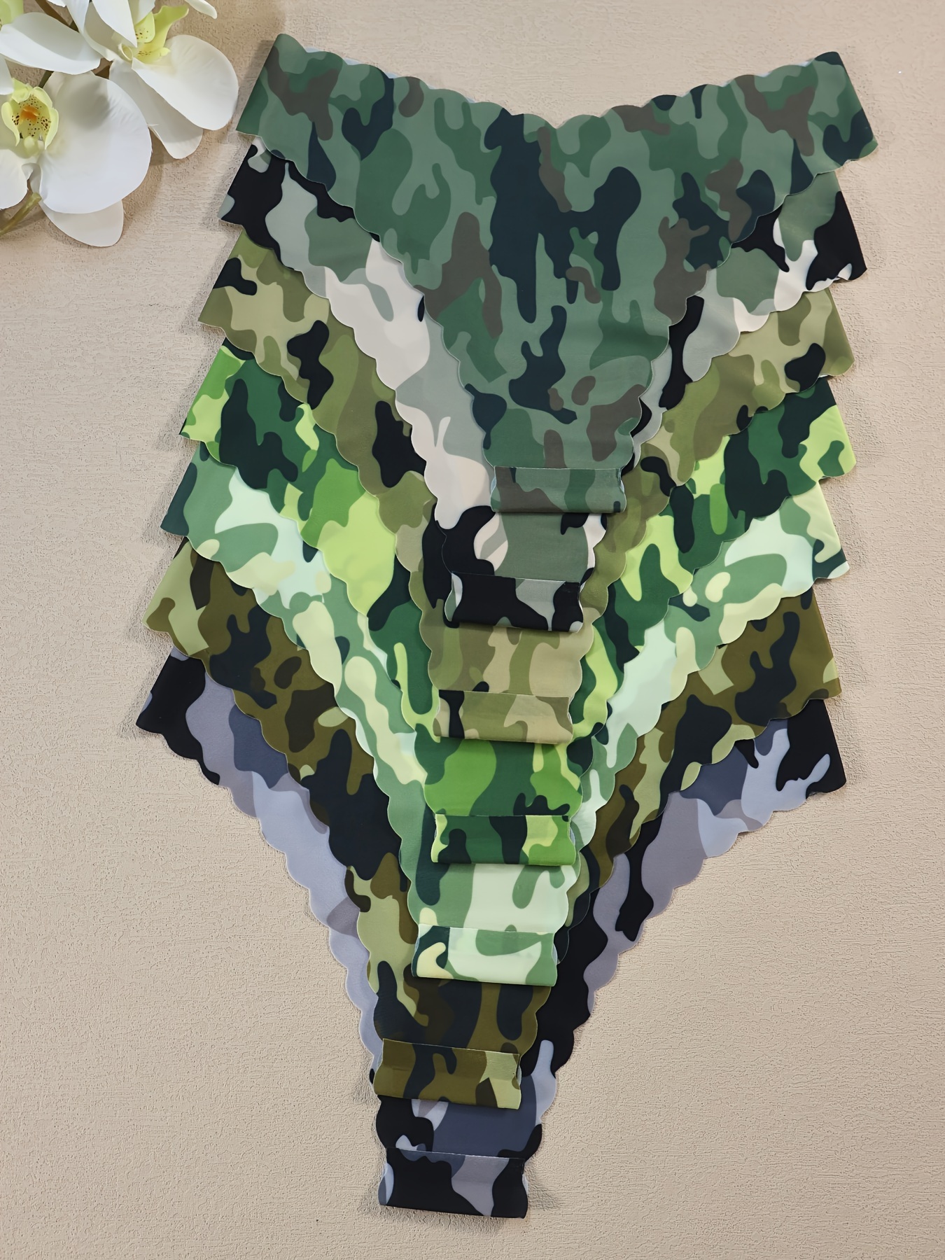 pack bragas camuflaje mujer cintura media sexy Temu Spain - Main Image