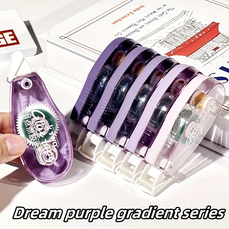 TEMU 5 Pieces Of Premium Double-sided Adhesive Tape, Essential For Creative Individuals And Artists, Ideal For Office Materials, School Scrapbooks,