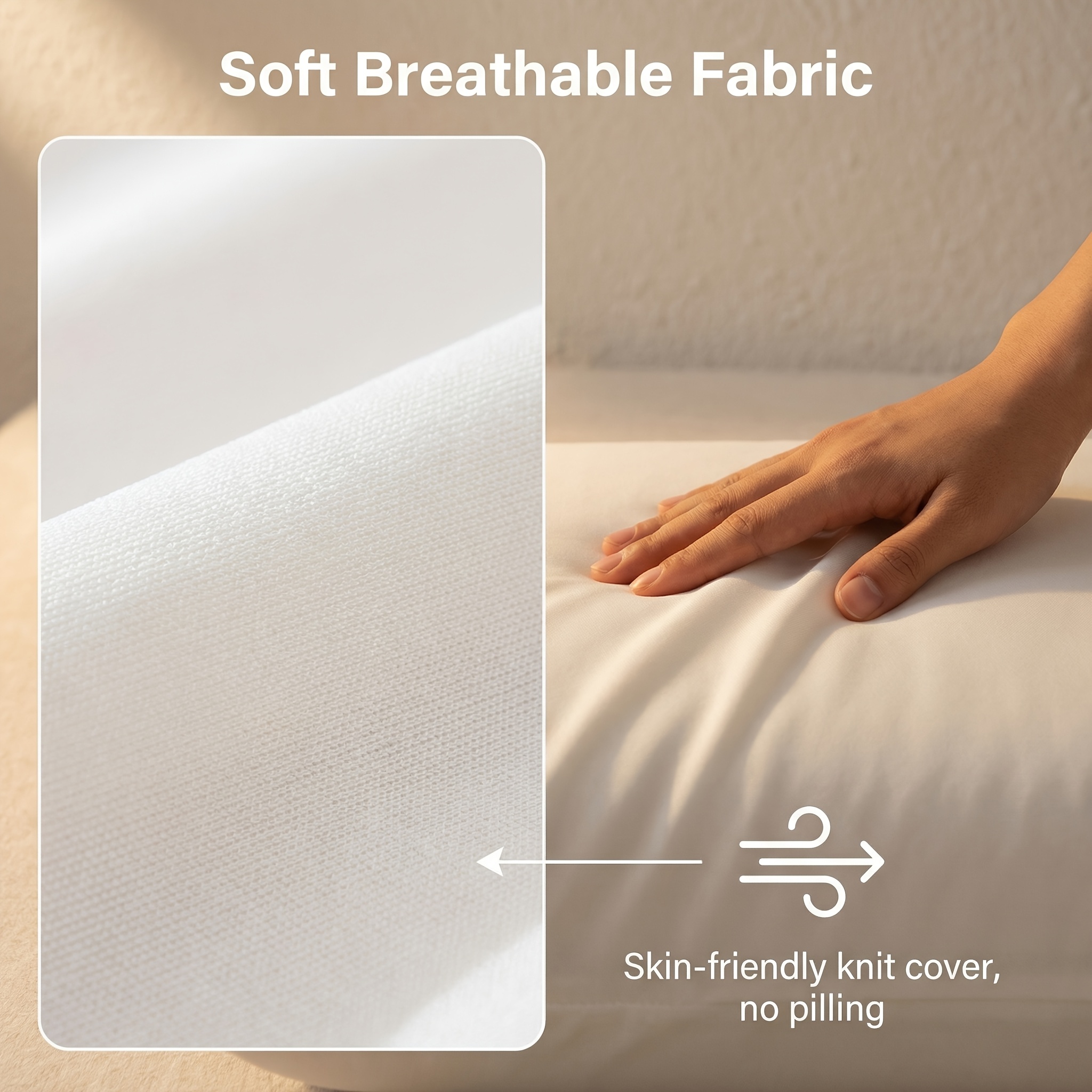 1pc Solid Color Slow Rebound Deep Sleep Pillow, Ergonomic Design, Removable And Washable