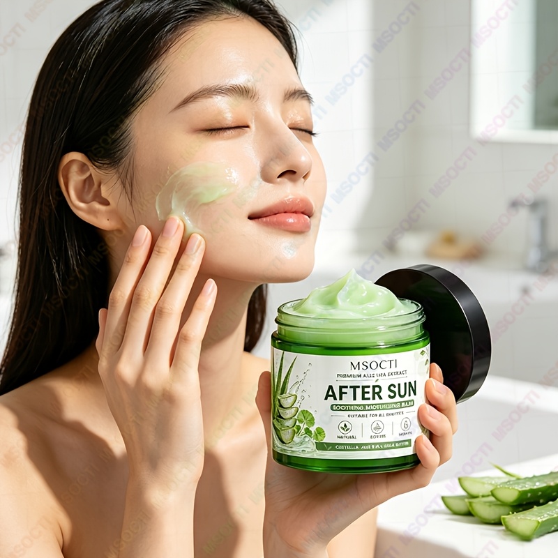 98% Aloe Vera Moisturizing Cream for After-Sun Care