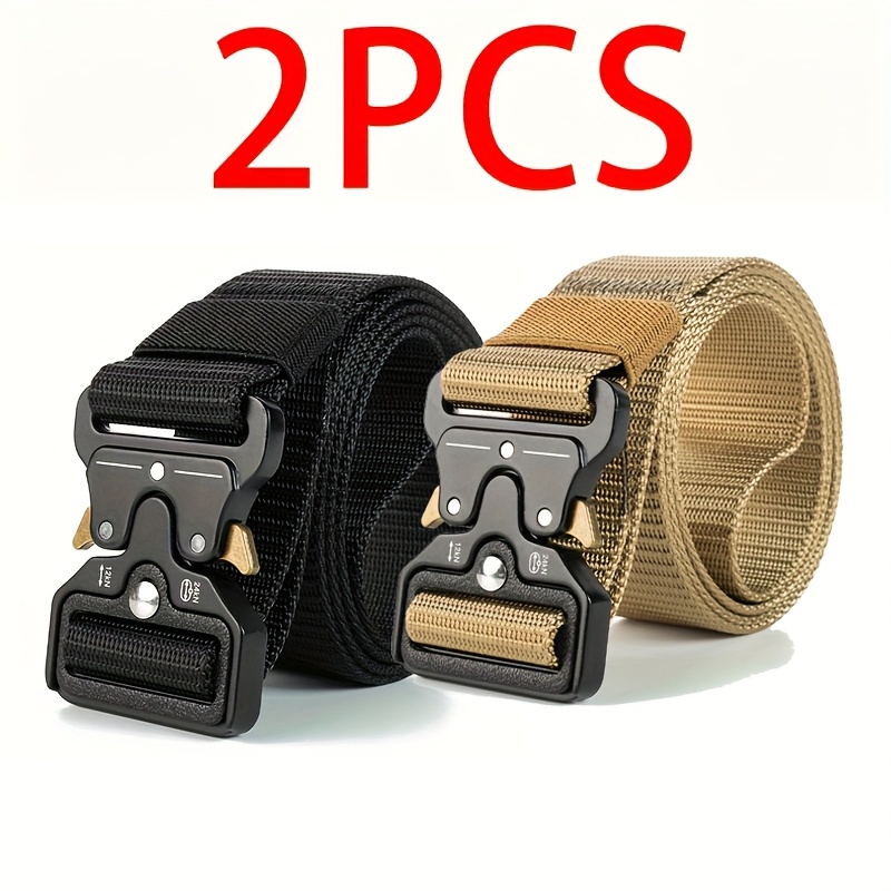 2pcs Quick Release Outdoor Training Belts for Men