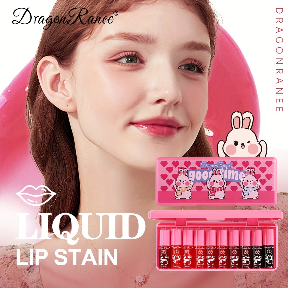 dr155 10pcs mirror lip gloss lipstick water dye - Temu Oman