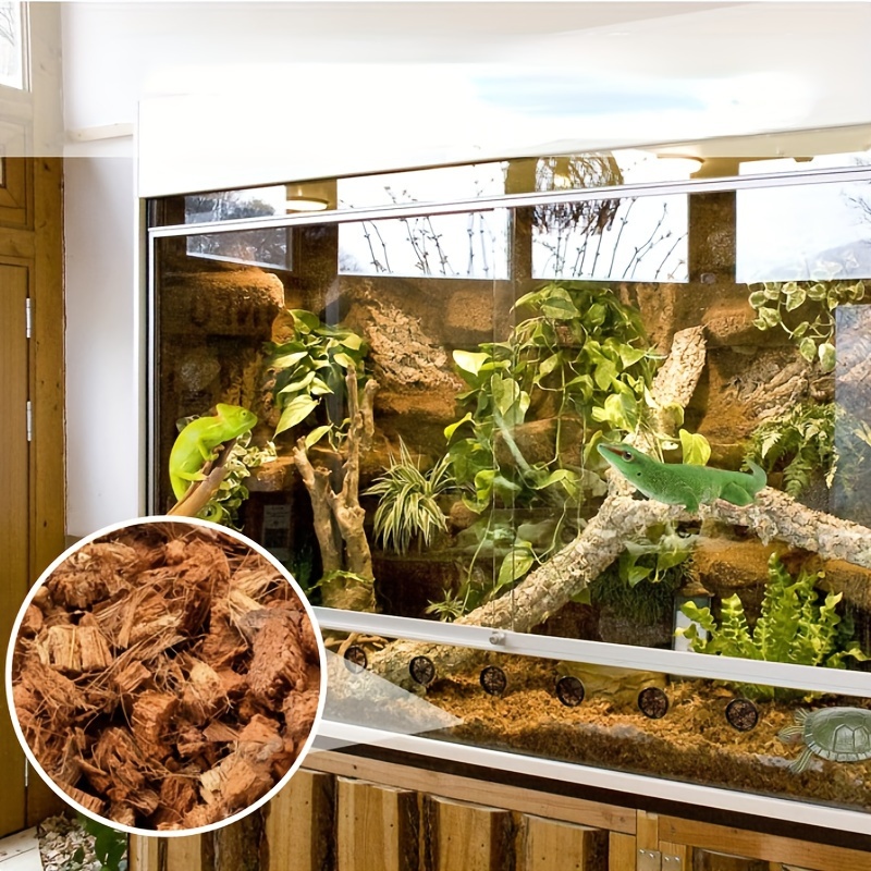 Natural Coconut Husk Reptile Bedding Compressed Chip Temu