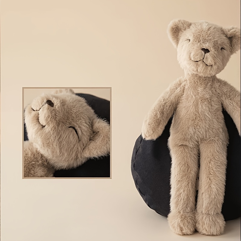 Cartoon Cat Plush Toy Cute Soft Bear Animal Sofa Ornaments Decoration Comfortable Throw Pillows Interactive Entertainment Gifts For