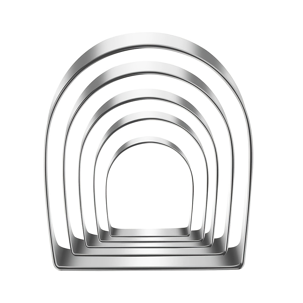 TEMU Mrcookie Heavy-duty Stainless Steel Cookie Cutter - Thickened Door Frame/box-like Shape Baking Mold, For Precise Cutting, Easy To Clean - Ideal