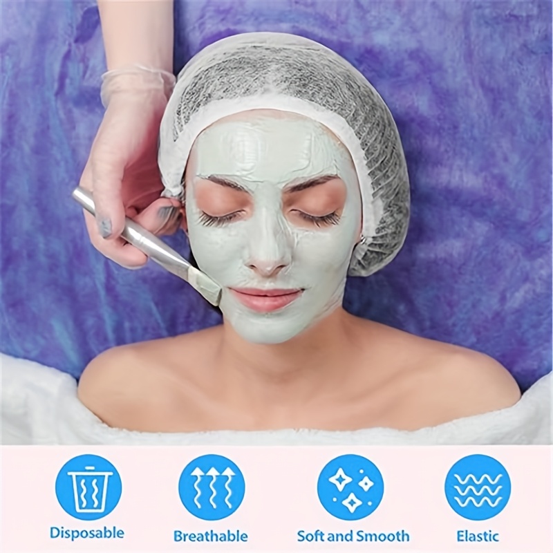 30 50 99 ta paket bir martalik soch tarmog'i 20 dyuym elastik cho'ziladigan, to'rsiz mato, latekssiz, aromatsiz, yumshoq, xavfsiz bant, ideal, salonlar va uy sharoitida foydalanish uchun, tafsilotlar 2