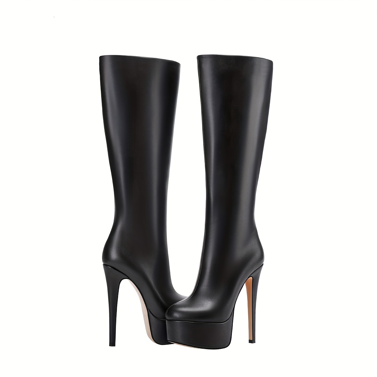 High Heel Knee High Boots Women Shoes