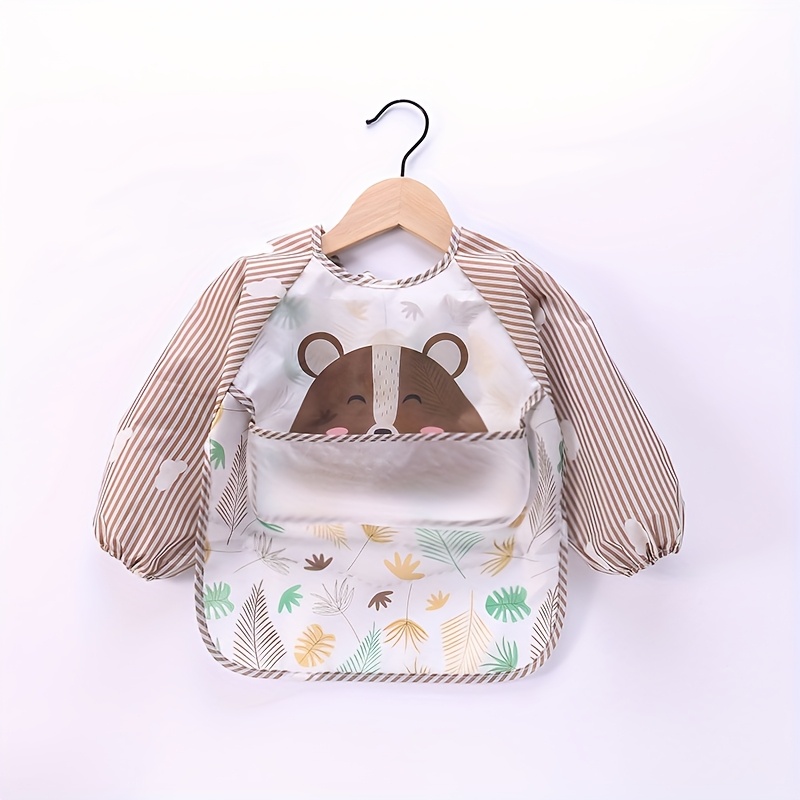 Smock Bib Infant Smock Baby Reverse Wear Boys And Girls Bib