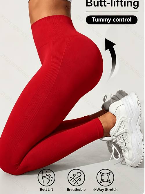seamless high waisted yoga pants sports high waisted tummy control peach long pants