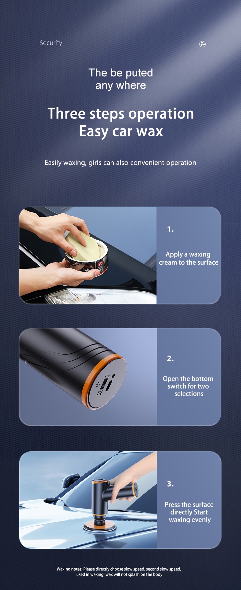 100w wireless rechargeable car waxing machine small polisher with repair scratch for multifunctional portable polishing details 6