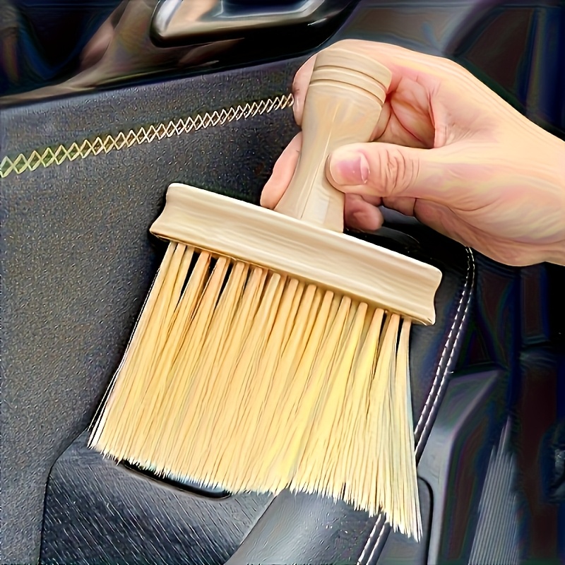 1pc of Ergonomic Manual Dust Brush for Home And Car Interiors - Lightweight Plastic Cleaning Tool, Suitable for Living Rooms, Bedrooms, And Windowsills - No Electricity Required, Cleaning Brush.
