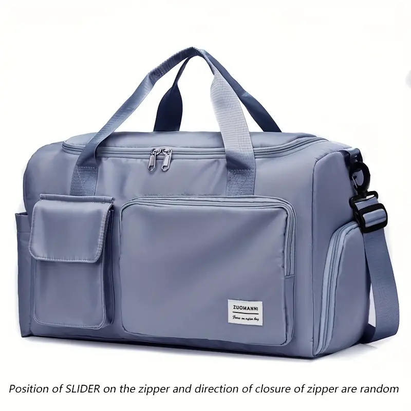 Large capacity Travel Luggage Bag Portable Sports Zipper - Temu Canada