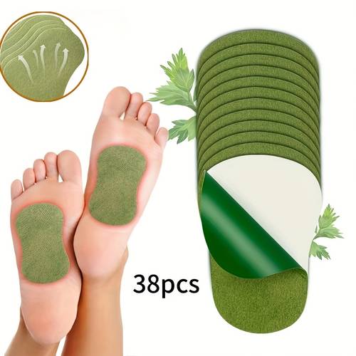 10 38pcs herbal mugwort relaxation patches breathable non woven material deep design ideal for daily and outdoor use great gift item
