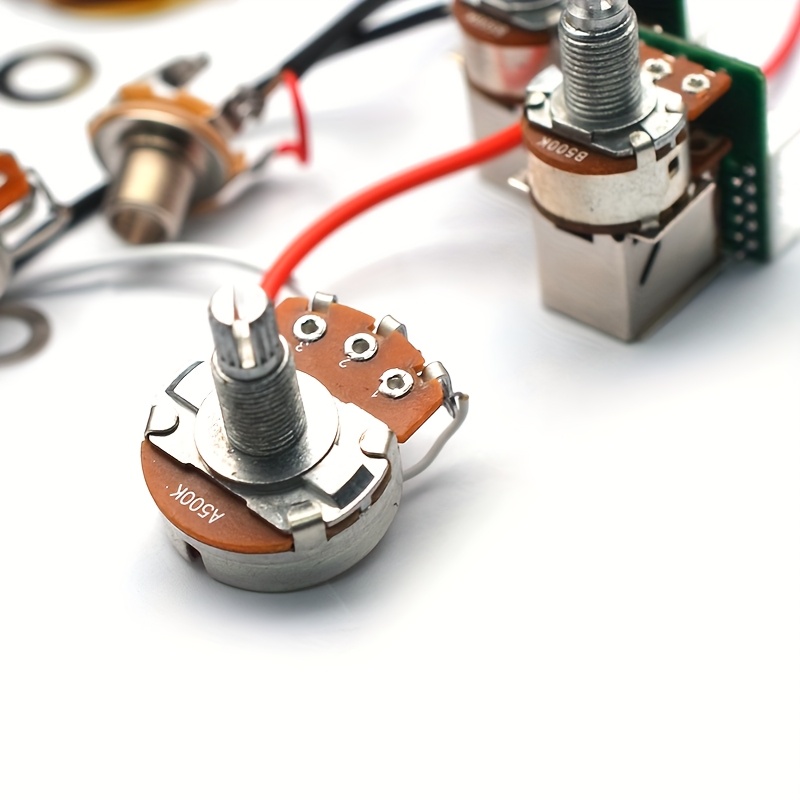 Epi Loaded Pre-wired Guitar Wiring Harness 2T2V with Coil Split Prewired Kits for LP SG DOT