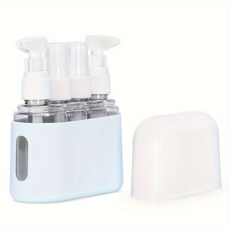 TEMU Travel Dispensing Bottle Set Press Dispensing Bottle 2pcs Set, 3pcs Set, 4pcs Set, Press Dispensing Bottle Cosmetic Dispensing Bottle Set