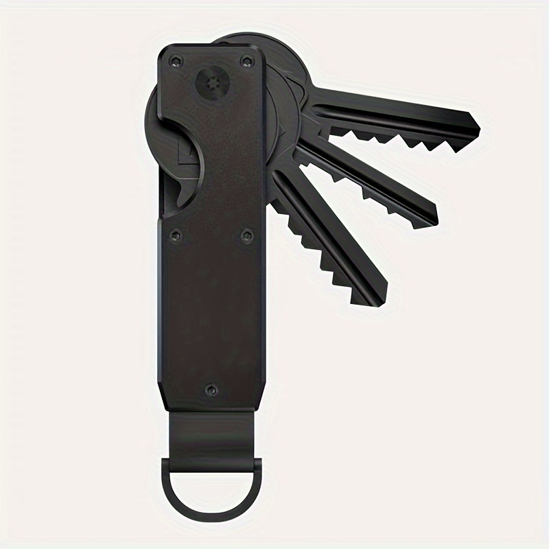 item picture sleek metal key organizer compact holder for 2 6 keys stylish     everyday  