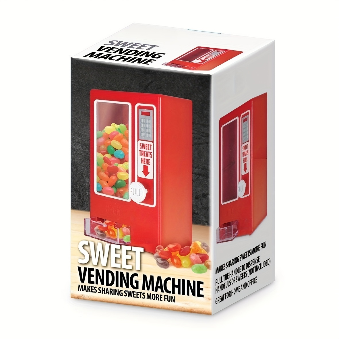 Distributore automatico mini di dolcetti, distributore automatico di caramelle, distributore di dolci retrò, distributore di palline di gomma, regalo per bambini, caramelle gommose, senza batterie