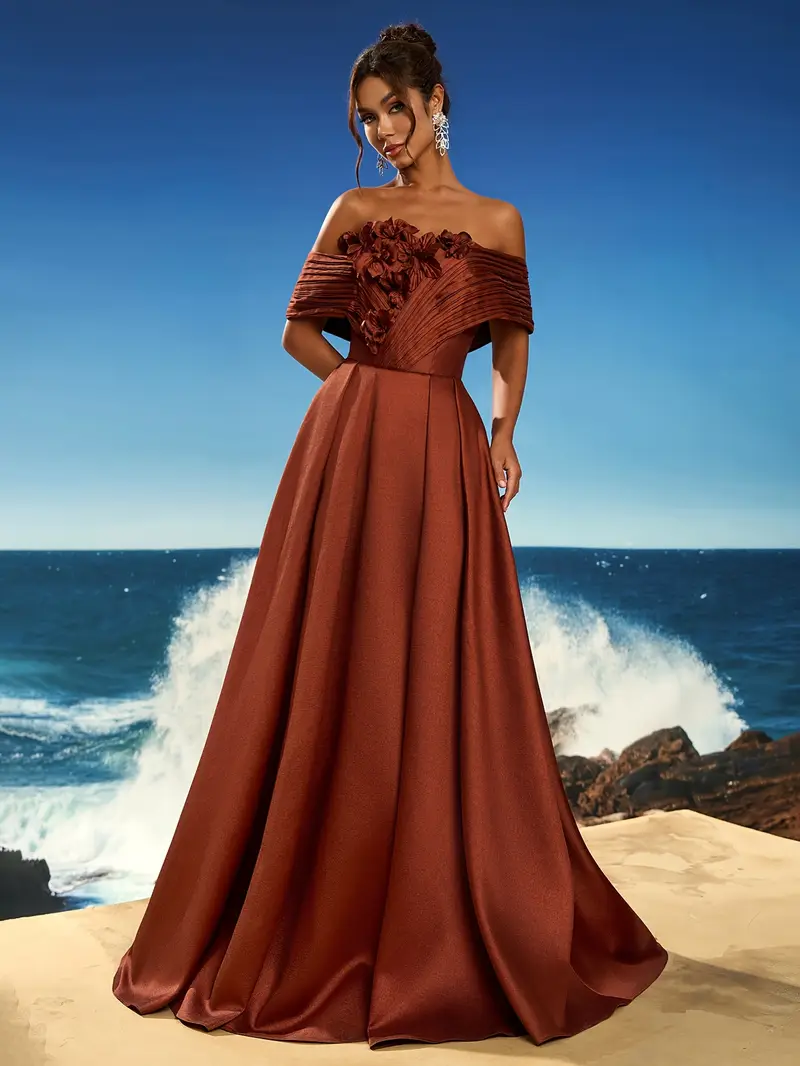 womens elegant formal evening gown one shoulder shoulder - Temu Mauritius womens elegant formal evening gown one shoulder shoulder - Temu Mauritius