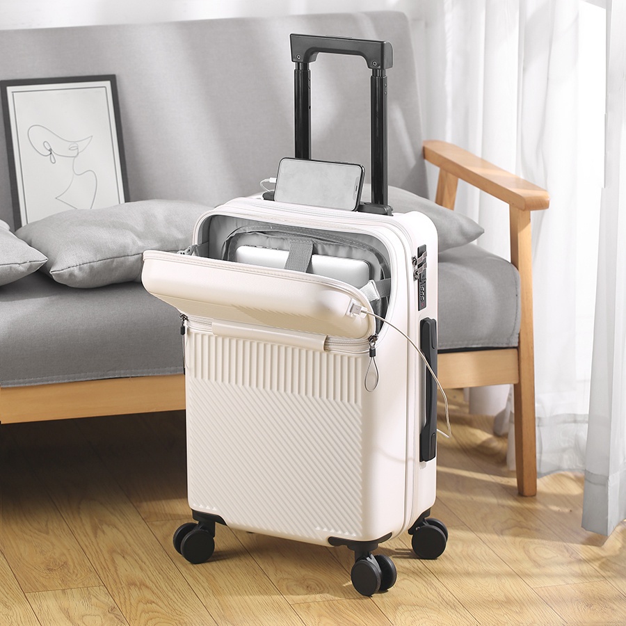 Luggage Case 20 Inch Luggage with Password Lock And Wheels | 1pc Travel Function Boarding Case, Big Capacity Suitcase, Suitable for Daily Use As A Neutral Bag 4 Luggage Case 20 Inch Luggage with Password Lock And Wheels | 1pc Travel Function Boarding Case, Big Capacity Suitcase, Suitable for Daily Use As A Neutral Bag - Image 4