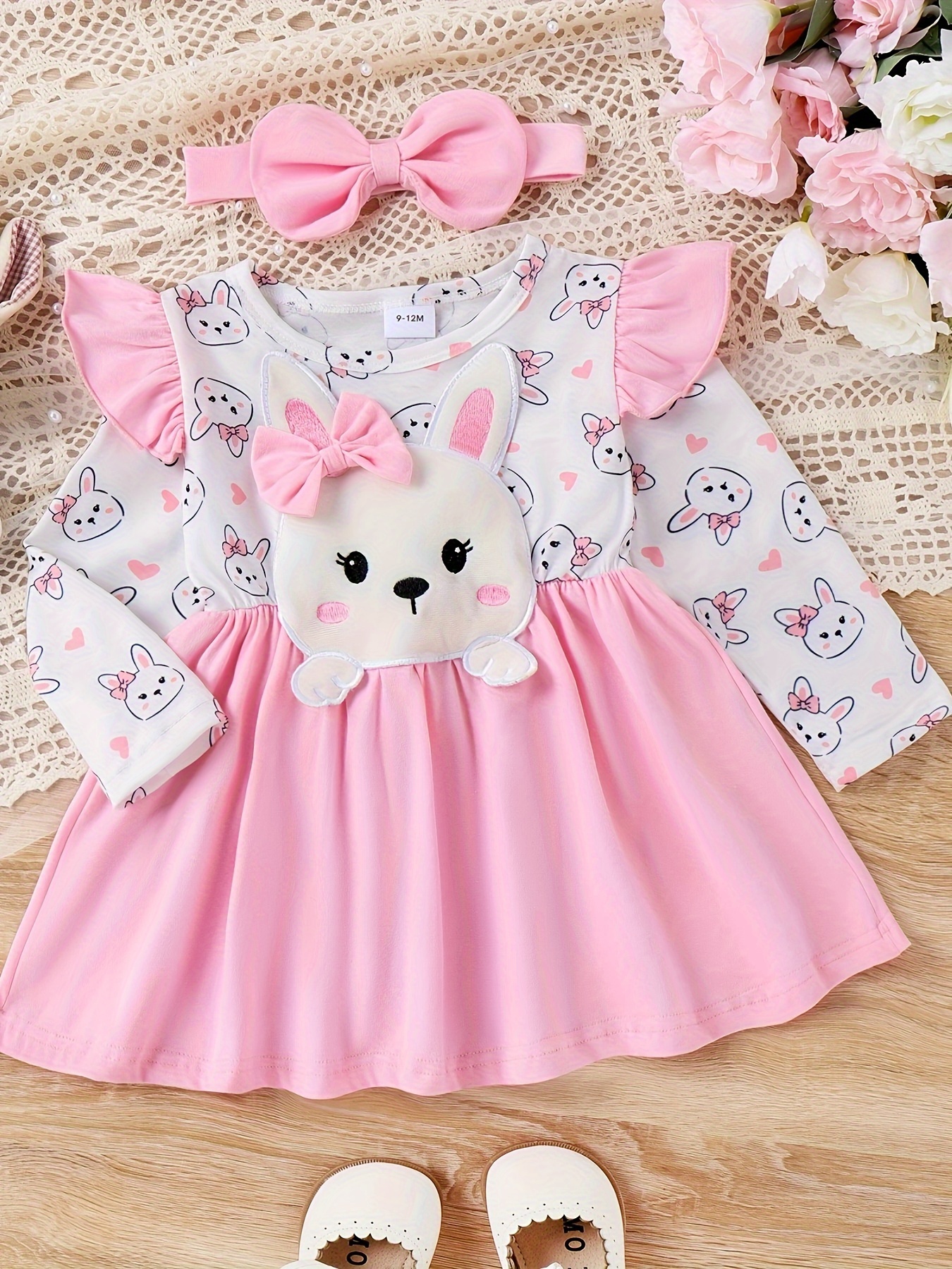 First Easter Toddler Baby Girl Clothes Outfits Infant Ruffle
