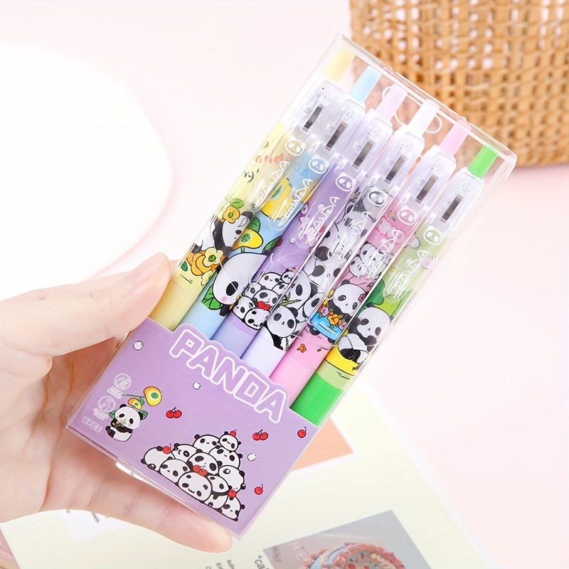 

6pcs Gel Pens, - School & Office Supplies, Gift Packaging, Pen, , Random, 6pcs