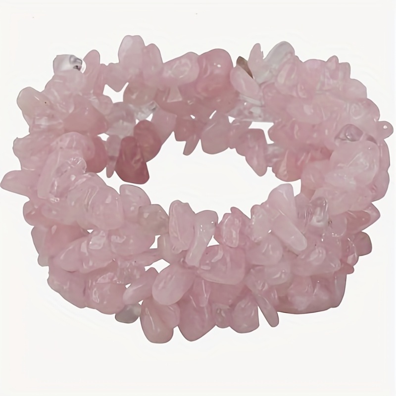 TEMU 4pcs Natural Stone Bead Bracelet, Unisex, Making It A Perfect Jewelry Gift For On Holidays Such As Valentine's Day, Birthdays, Thanksgiving, And
