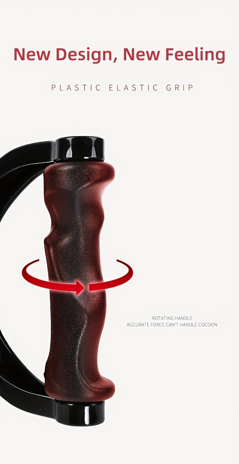 [2 Colors Available] V-Shaped Power Grip, Pull Training Tool, Machine Matching, Ergonomic Design, TPE Material, Durable And Non-Slip