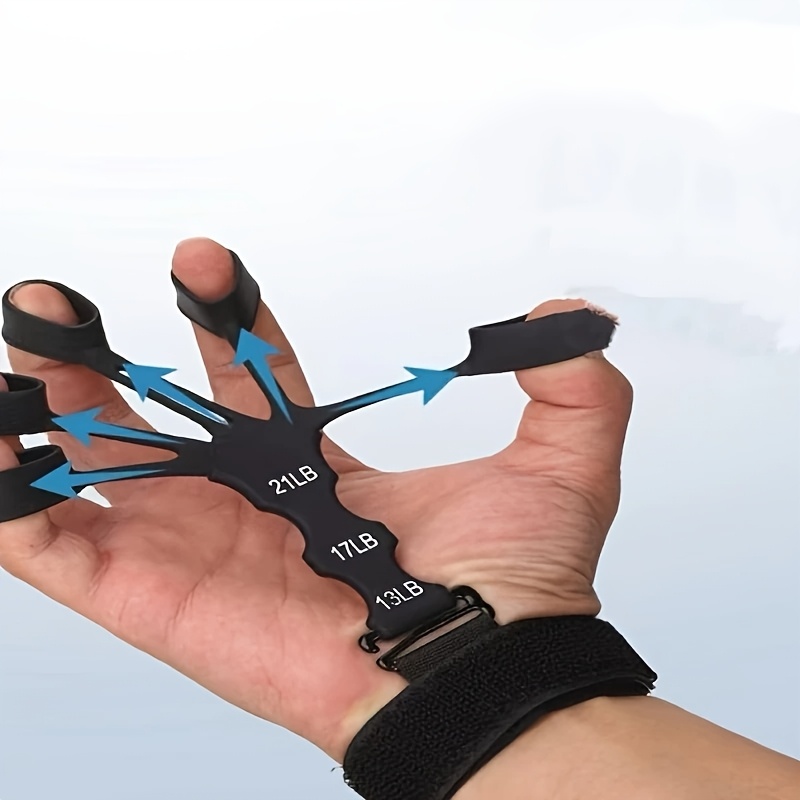 5-finger Strength Training Device - Adjustable Resistance For Hand, Finger & Forearm Strengthening - Ideal For Athletes, Musicians - Enhance Grip & !