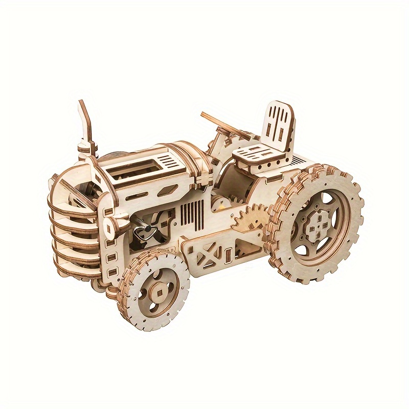 

Tractor Mechanical Gears 3d Wooden Puzzle Kits For Adults To Build - Lk401