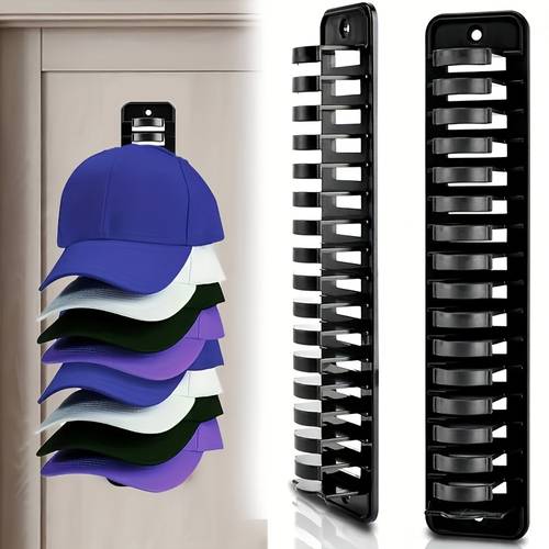 1pc wall mounted cap organizer holds 16 hats with heavy duty closets offices dorm rooms saving design christmas and halloween gift recommendations