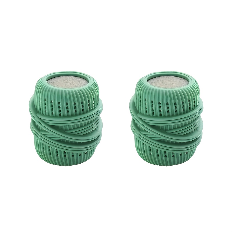 Image of 2-pack Magic Laundry Balls, Reusable Anti- And Stain-removing Cleaning Sponges, Machine Additions, New Year And Valentine's Day Gifts