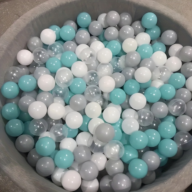 55pcs/135pcs Ball Pit Balls for Baby, Crush Proof Plastic Toy Balls for Ball Pit, Youngsters'S Pool Water Toys, Macaron Ocean Balls for Play Ten