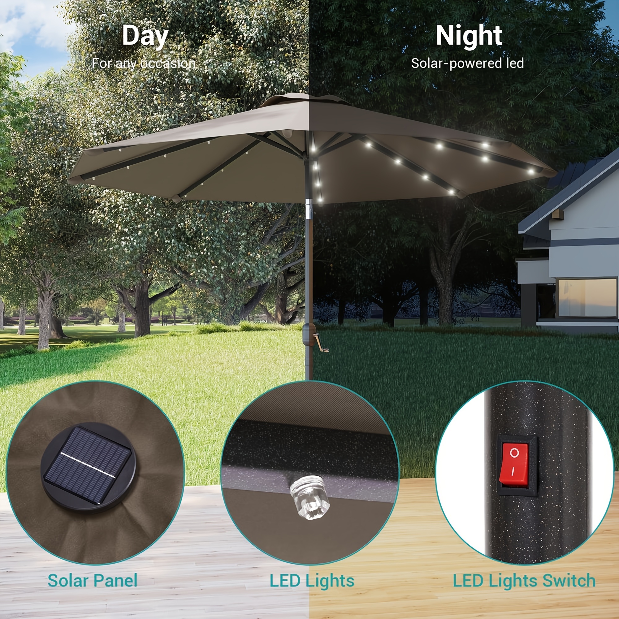 11 foot patio umbrella screen Patio Umbrella Mosquito Screen Netting fit 9ft to 11ft Market or Hanging  Cantilever Umbrellas