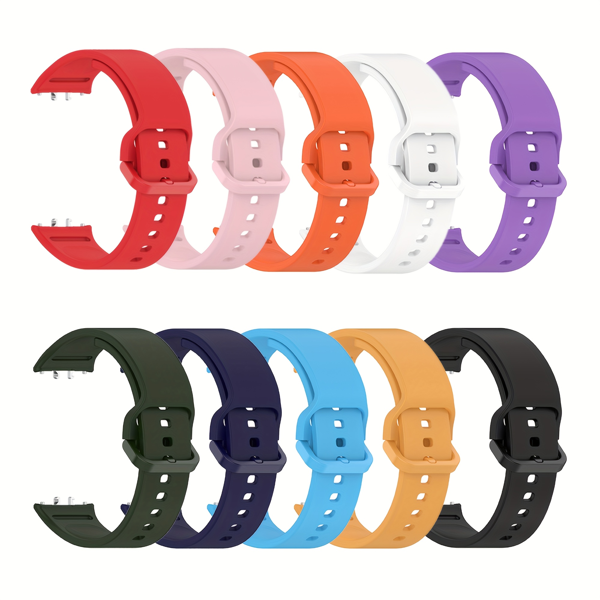 TEMU 10pcs Silicone Sport Bands For 3 Smartwatch, Compatible With 3 Strap Accessories