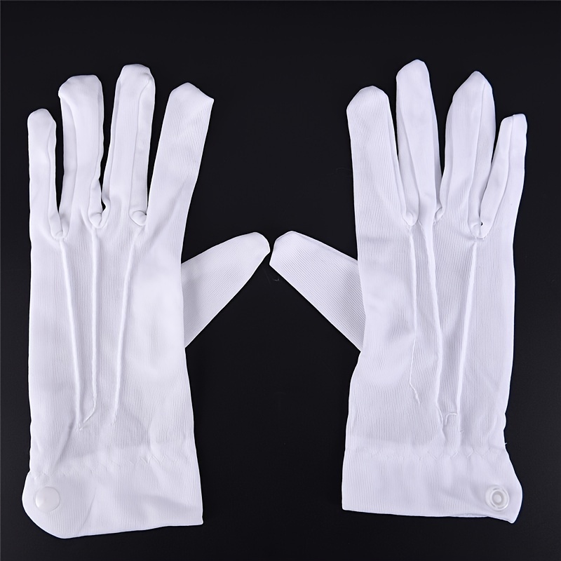 1 paar elegante weie baumwoll formhandschuhe damen herren - Temu Germany