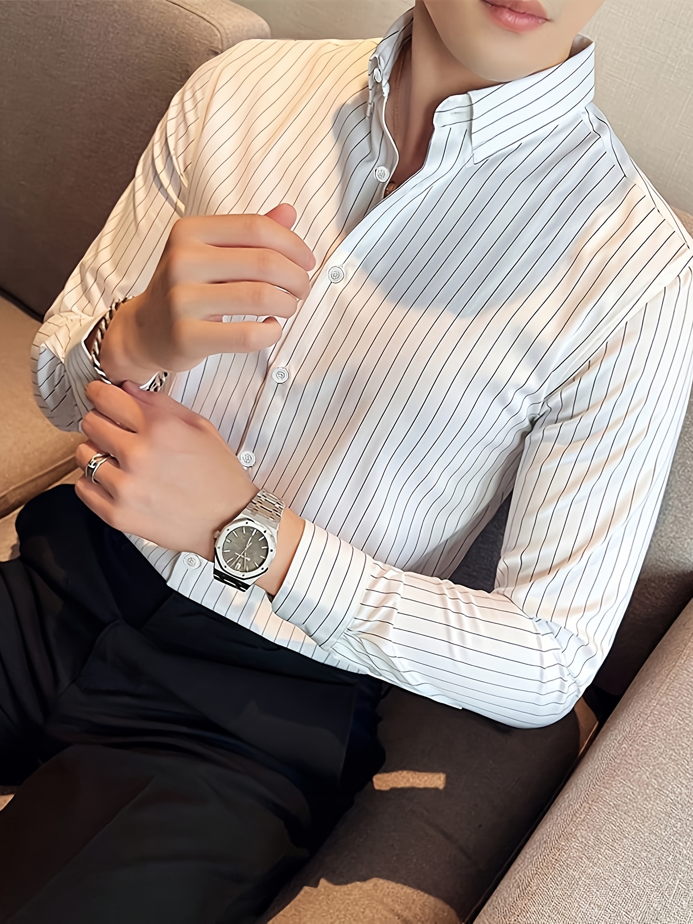 قميص رجالي رسمي - CS7081b