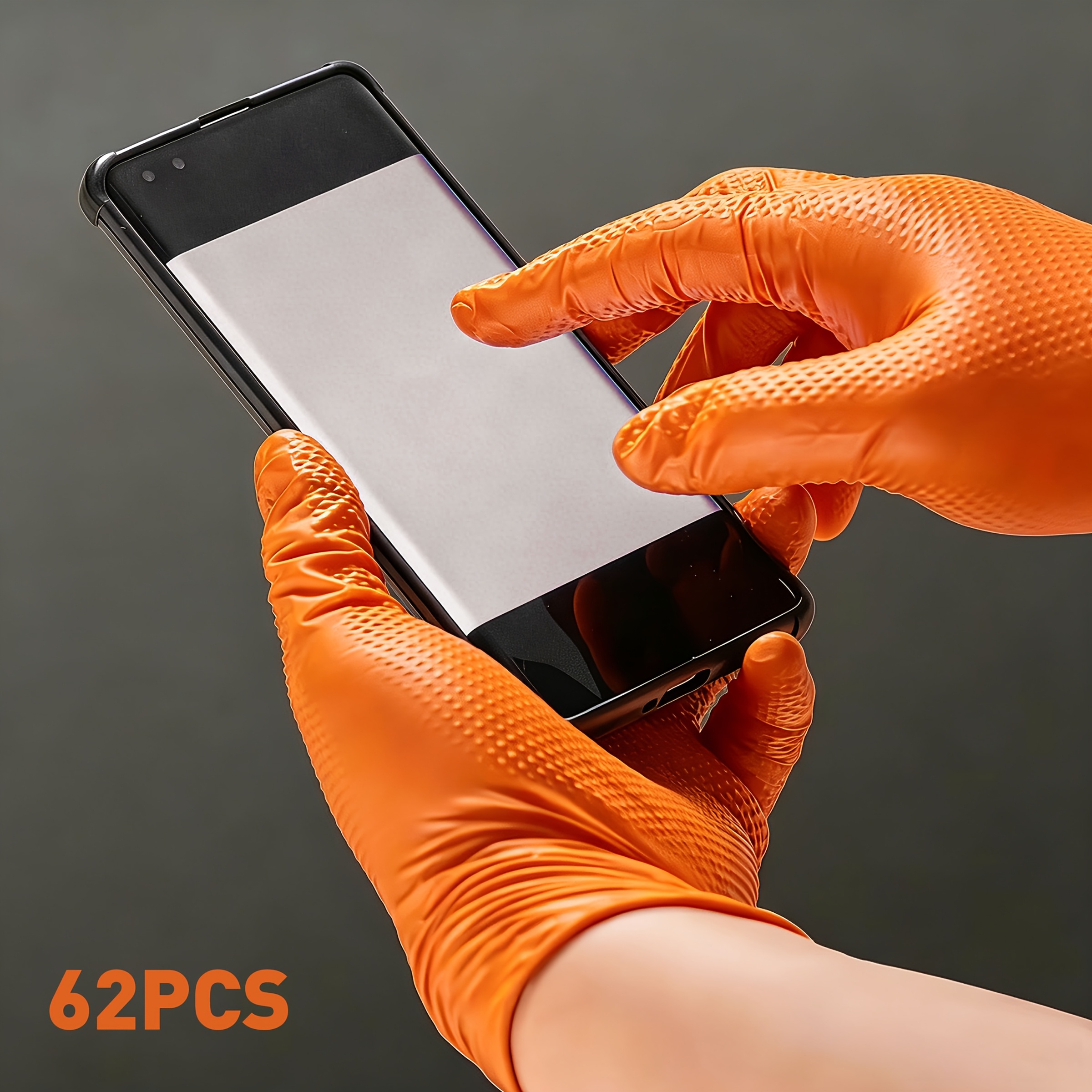 TEMU Thickened Diamond Pattern Nitrile Gloves, Reusable Gloves, Household Cleaning Gloves, /l/m/xl Sizes, Powder-free, Alcohol-free, Suitable For